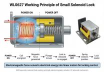 WL0627 Small Solenoid Lock for Access Control Use-4