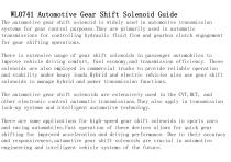 WL0741 Automotive Gear Shift Solenoid Guide-2