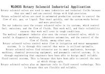 WL0835 Rotary Solenoid Industrial Application-2