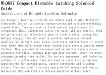 WL0837 Compact Bistable Latching Solenoid Guide-2