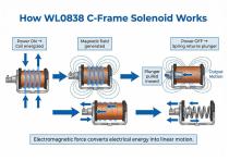 WL0838 C-Frame Solenoid for Industrial Use-4