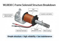 WL0838 C-Frame Solenoid for Industrial Use-5