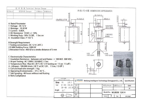 WL0838-C-Frame-Solenoid-Specification