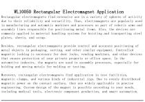 WL10050 Rectangular Electromagnet Application-2