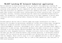 WL1037 Latching DC Solenoid Industrial application-2