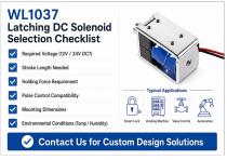 WL1037 Latching DC Solenoid Industrial application-8