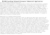 WL1240 Latching Solenoid Actuator Industrial Application-2