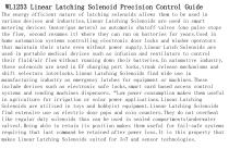 WL1253 Linear Latching Solenoid Precision Control Guide-2