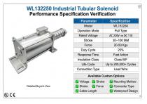WL132250 Industrial Tubular Solenoid for Automation Guide-6