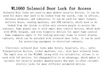 WL1660 Solenoid Door Lock for Access-2