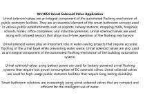 WL1854 Urinal Solenoid Valve Application-6
