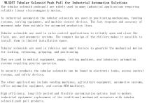 WL3257 Tubular Solenoid Push Pull for Industrial Automation Solutions-2