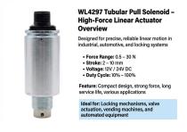 WL4297 Tubular Pull Solenoid Industrial Application-3