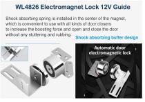 WL4826 Electromagnet lock 12V Application-6