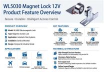 WL5030 Innovative Magnetic Lock 12V Guide-3