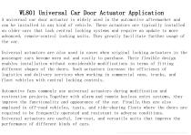 WL801 Universal Car Door Actuator Application-2