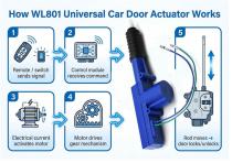 WL801 Universal Car Door Actuator Application-4