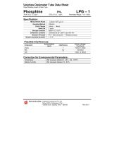 Uniphos Dosimeter Tube Data Sheet-1
