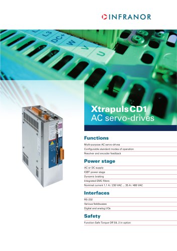 XtrapulsCD1 AC servo-drives