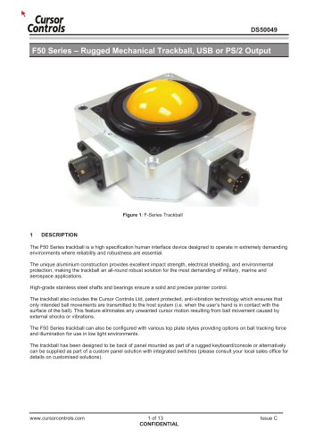 F50 Trackball