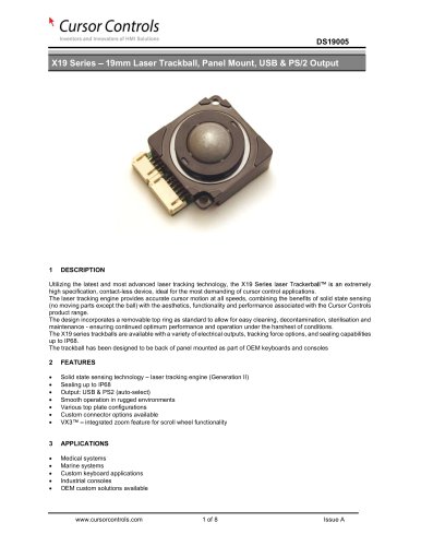 X19 Trackball