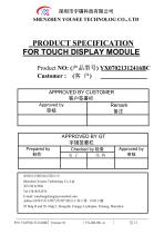 Yousee Display module TFT LCD YX07021312416BC-1