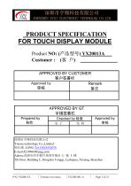 Yousee Display module TFT LCD YX20013A-1