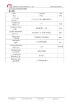Yousee Display module TFT LCD YX43022A-4