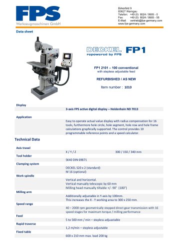 FP1 2101-100