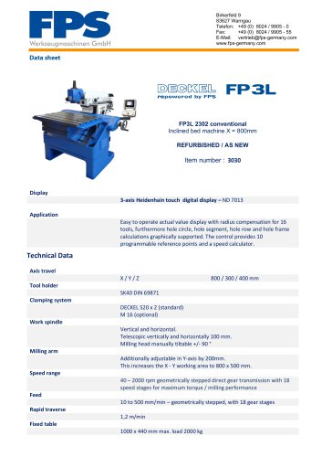 FP3L 2302 conventional