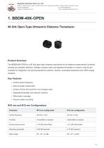 Deep Minds Ultrasonic Cylindrical ultrasonic transducer BBDM series-2