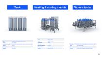 Tank, Heat & cooling module, Valve cluster-1