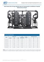 KXO Series Zero-Purge Hybrid Heat-of-Compression and Blower-Heated Desiccant Air Dryer-1