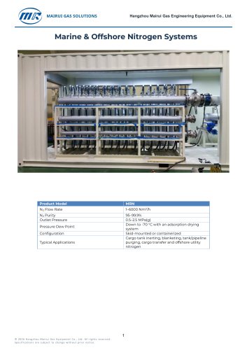 Marine & Offshore Nitrogen Systems
