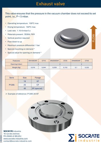 Exhaust valv