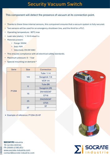 Security Vacuum Switch