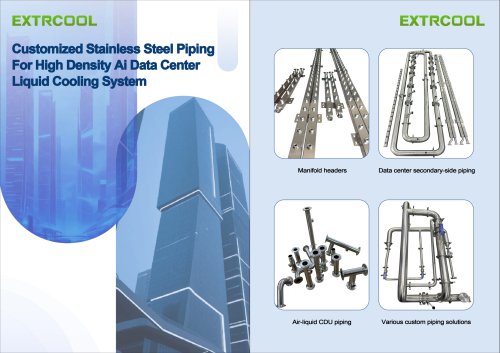 Liquid Cooling Manifold For High Density Ai Data Center 