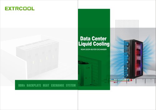 Liquid Cooling Rear Door Heat Exchanger RDHX For Ai Data Center 