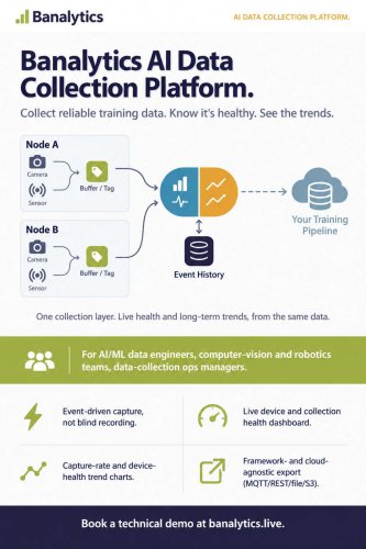 Banalytics AI Data Collection Platform leaflet