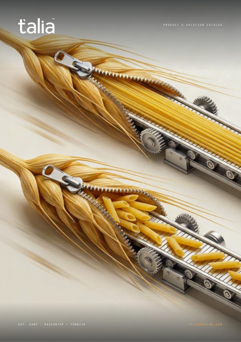 Talia Makina - Pasta Production Lines Catalog - Talia Makina