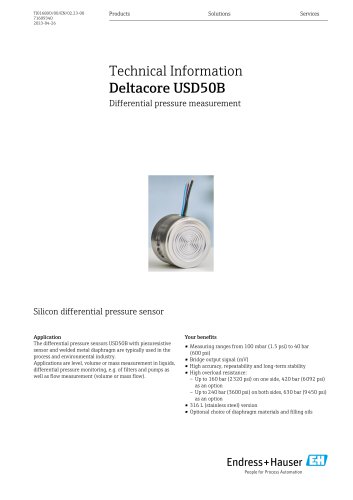 Technical Information - Deltacore USD50B