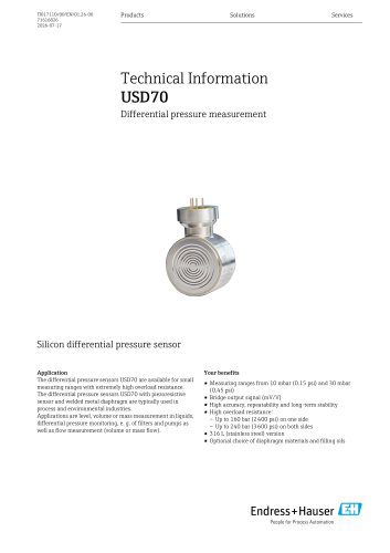 Technical information - Deltacore USD70
