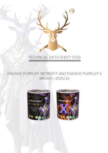 PASSIVE PURPLE&reg; RETROFIT AND PASSIVE PURPLE&reg; X BRUSH I 2025/26