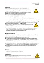 Instruction manual Air heaters-5