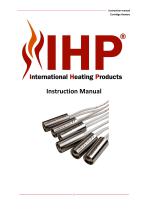 Instruction manual Cartridge Heaters-1