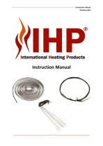 Instruction manual Heating cable-1