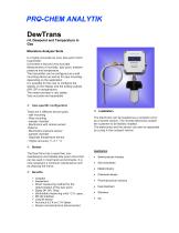 Product data sheet DewTrans