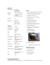 Product data sheet Oxymaster II 16P-2