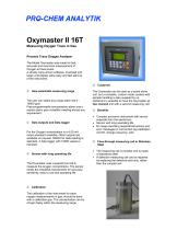 Product data sheet Oxymaster II 16T