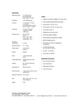 Product data sheet Oxymaster II 16T-2